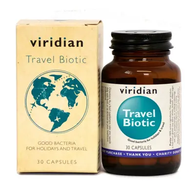 Viridian Travel Biotic 30 kapszula (utazási probiotikumok)