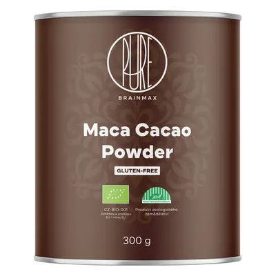 BrainMax Pure Maca Cacao, Kakaó Maca BIO-val, 300 g