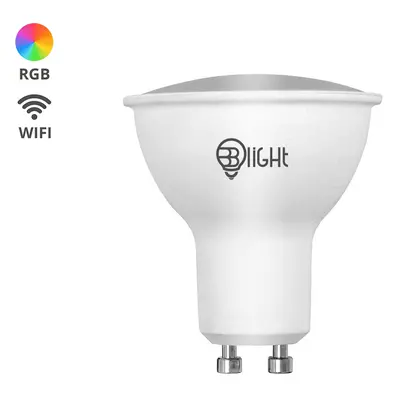 Smart BrainLight LED izzó, GU10 menet, 5,5 W, WiFi, APP, szabályozható, színes