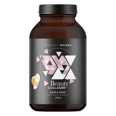 BrainMax Women Beauty Fish Collagen, tengeri hal kollagén Naticol®, 250 g Íz: Mangó