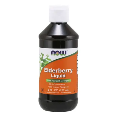 NOW® Foods NOW Elderberry Liquid, NOW bodza folyadék, 237 ml