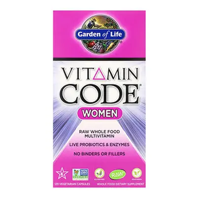 Garden of life Vitamin Code Women (nőknek szánt multivitamin) - 120 növényi kapszula