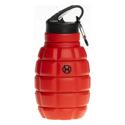 BrainMax Grenade palack, összecsukható szilikon kulacs, 580 ml Színek: Piros