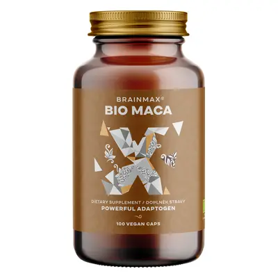 BrainMax BIO Maca, 740 mg, 100 db növényi kapszula