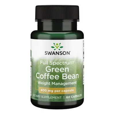 Swanson Full Spectrum zöld kávébab, 400 mg, 60 kapszula