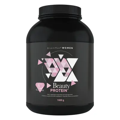 BrainMax Women Beauty Protein, fehérje nőknek kollagénnel, keratinnal és vitaminokkal, 1000 g Íz