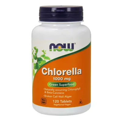 NOW® Foods NOW Chlorella, 1000 mg, 120 tabletta