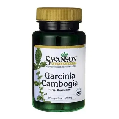 Swanson Garcinia Cambogia 5: 1 kivonat, 80 mg, 60 kapszula