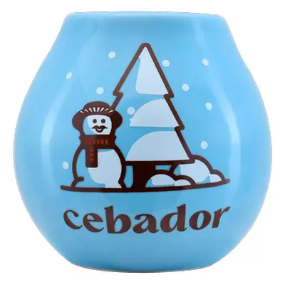 Kerámia calabash Cebador Snowman, 350 ml