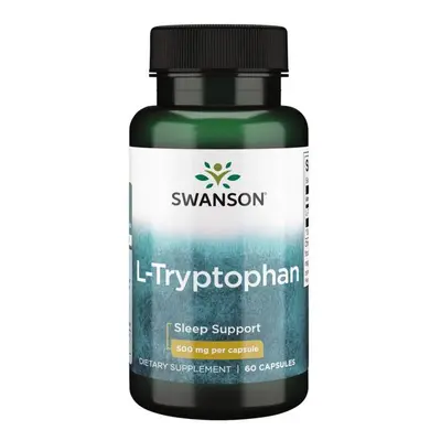 Swanson L-Tryptophan 500mg, Tryptofan, 60 növényes kapszula