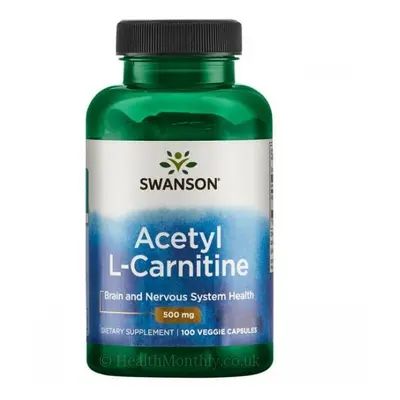 500 mg Swanson acetil-L-karnitin, 100 kapszula