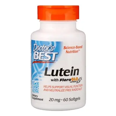 Doctor's Best Lutein Lutemax-szal, 20 mg, 60 softgel kapszula