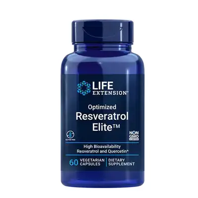 Life Extension Élethosszabbításra optimalizált Resveratrol , 60 növényi kapszula