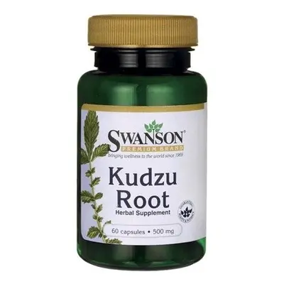 Swanson Kudzu Root, Kuzu gyökér, 500 mg, 60 kapszula
