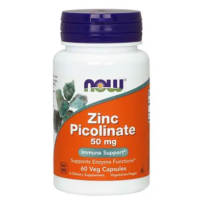 NOW® Foods NOW Zinc Picolinate, Cink-pikolinát, 50 mg, 60 növényi kapszula