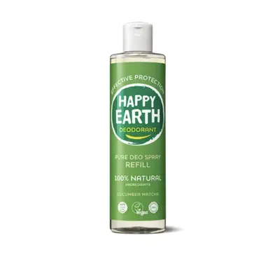 Happy Earth - Uborka és matcha dezodor, utántöltő, 300 ml