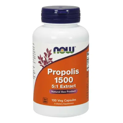 NOW® Foods NOW Propolisz 5: 1 kivonat, 1500 mg, 100 gyógynövényes kapszula