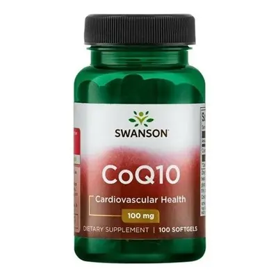 Swanson CoQ10 (Q10 koenzim), 100 mg, 100 lágygél kapszula