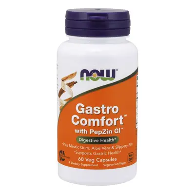 NOW® Foods NOW Gastro Comfort s PepZin GI, 60 növényi kapszulában