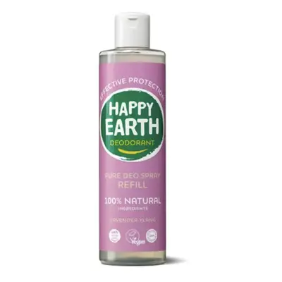 Happy Earth - Dezodor spray, levendula ylang, utántöltő, 300 ml