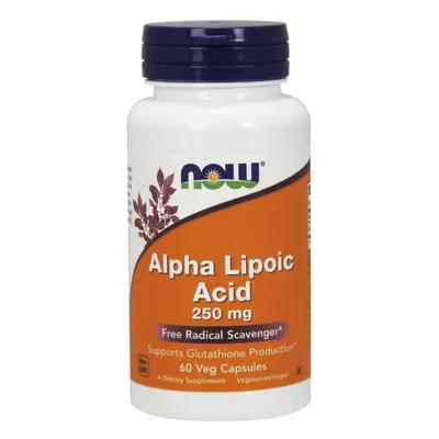 NOW® Foods NOW Alfa liponsav, 250 mg, 60 növényi kapszulában