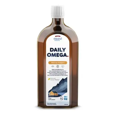 Osavi Daily Omega 3, Omega 3, 1600 mg, citrom ízű, 500 ml