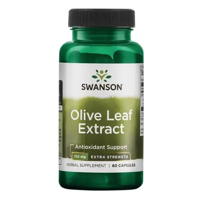 Swanson Olive Leaf Extract 750 mg Super Strength, 60 kapszula