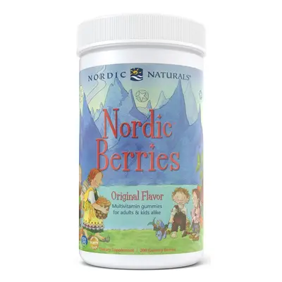 Nordic Naturals Nordic Berries multivitamin gyerekeknek, édes és savanyú, 200 nyúlós cukorka