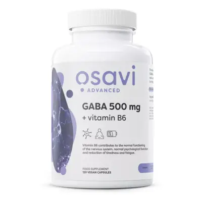 Osavi GABA 500 mg + B6-vitamin, 120 növényi kapszula, 120 adag