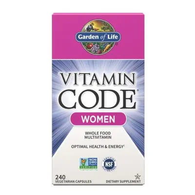 Garden of life Vitamin Code Women (multivitamin nőknek) - 240 növényi kapszula