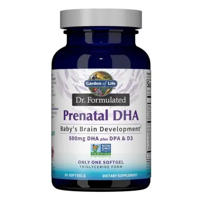 Garden of Life Prenatális DHA (omega terhes nőknek), 30 kapszula