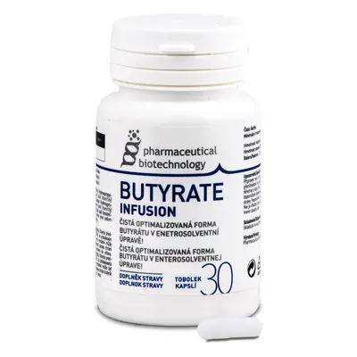 Pharmaceutical Biotechnology Butyrate Infusion 30 kapszula (a butirát tiszta formája)