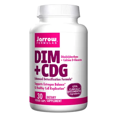 Jarrow Formulas Jarrow DIM + CDG (diindolil-metán + kalcium-D-glükarát), 30 növényi kapszula