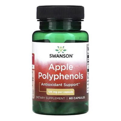 Swanson Apple polifenolok, alma polifenolok, 125 mg, 60 kapszula