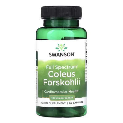 Swanson Full Spectrum Coleus Forskohlii, 400 mg, 60 kapszula