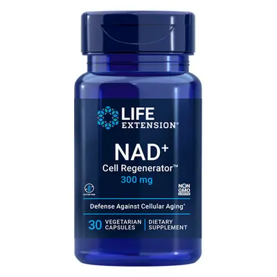 Life Extension NAD + (NIAGEN®) sejtregenerátor, nikotinamid-ribozid 300 mg, 30 növényi kapszula