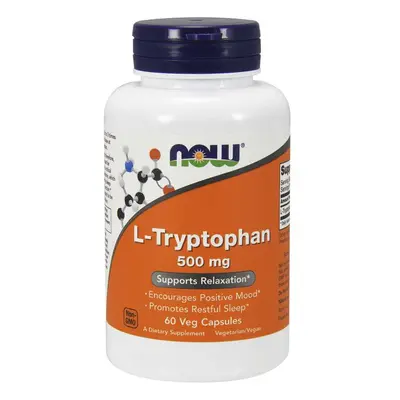 NOW® Foods NOW L-Triptophan 500 mg, 60 növényi kapszulában