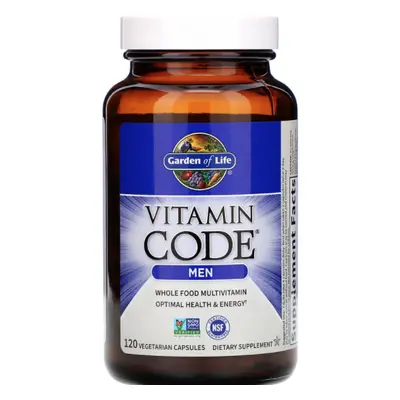 Garden of life Vitamin Code Men (multivitamin férfiaknak) - 120 növényi kapszula