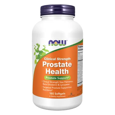 NOW® Foods NOW Clinical Strength Prostate Health (prosztata támogatás), 180 db lágyzselé kapszul