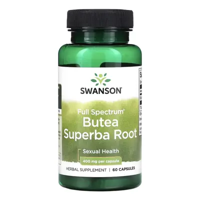 Swanson Full Spectrum Superba Root, 400mg, 60 kapszula