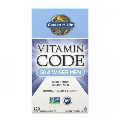 Garden of life Vitamin Code Men 50, multivitamin ötven feletti férfiaknak, 120 kapszula