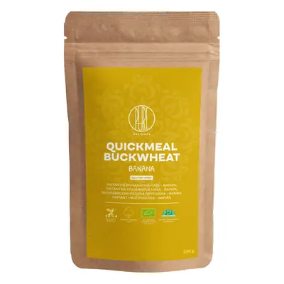 BrainMax Pure QuickMeal, hajdina zabkása banánnal, BIO, 250 g