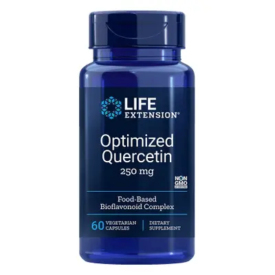 Life Extension Life Extension, optimalizált kvercetin, kvercetin, 250 mg, 60 növényi kapszula