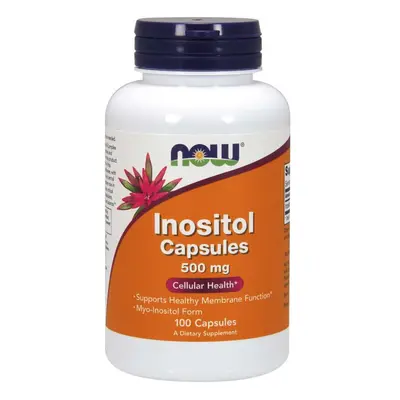 NOW® Foods NOW Inozit (myo-inozit), 500 mg, 100 kapszula