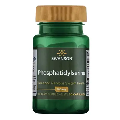 100 mg Swanson-foszfatidil-szerin (foszfatidil-szerin), 30 lágygél