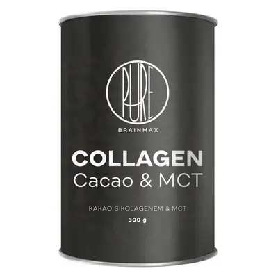 BrainMax Pure Collagen Cocoa & MCT, Kollagén és Kakaó, 300 g