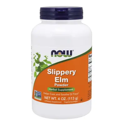 NOW® Foods NOW Slippery Elm (Red Elm), tiszta por, 113 g