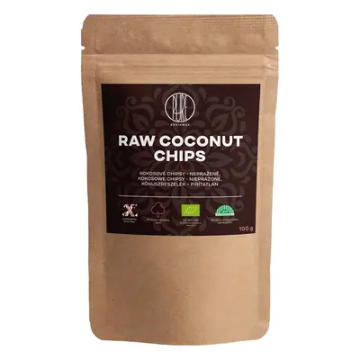 BrainMax Pure Raw Coconut chips, kókusz chips BIO, 100 g