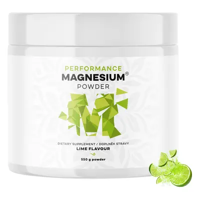 BrainMax Performance Magnesium® por (magnézium-biszglicinát), 550 g Íz: Lime