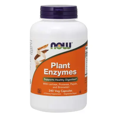 NOW® Foods NOW Plant Enzymes, Növényenzimek, 240 növényi kapszulában